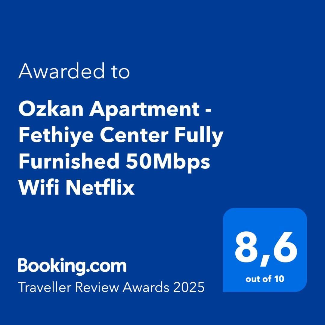 Ozkan Apartment - Fethiye Center Fully Furnished 50Mbps Wifi Netflix Exteriör bild